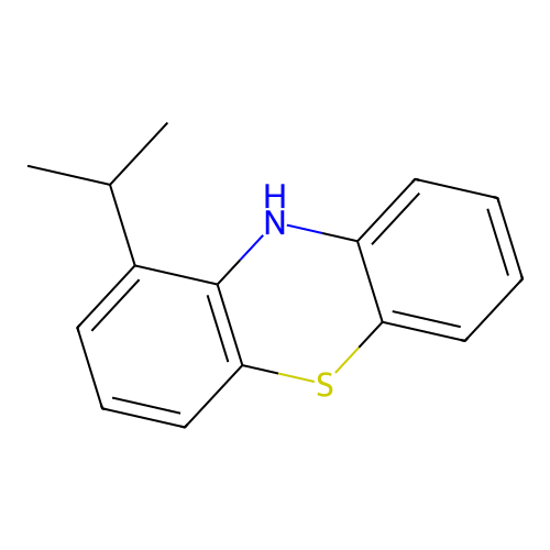 1-propan-2-yl-10H-phenothiazine structure