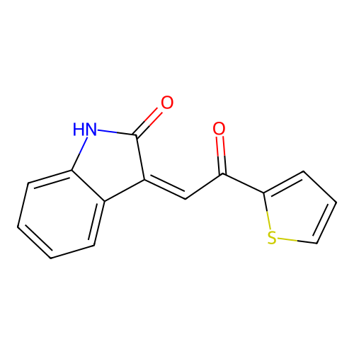 3-(-2-Thienoylmethylidene)-indol-2(3h)-one structure