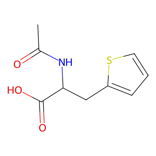 2-乙酰氨基-3-(噻吩-2-基)丙酸 structure