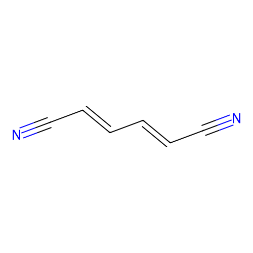 trans,trans-Mucononitrile structure