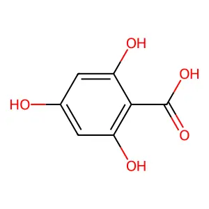 間苯三酚羧酸 structure