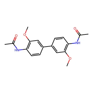 2',2''-Dimethoxy-4',4''-biacetanilide structure