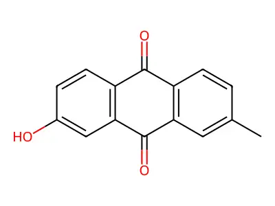 7-Hydroxy-2-methylanthraquinone structure
