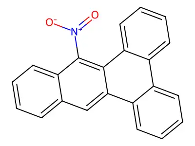 Benzo(b)triphenylene, 9-nitro- structure