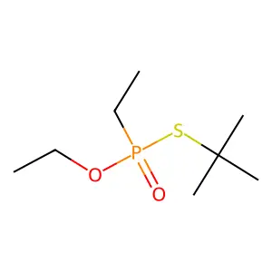 S-tert-Butyl O-ethyl ethylphosphonothioate structure