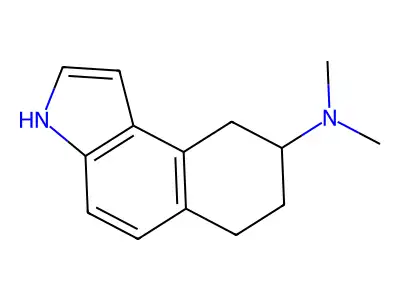 6,7,8,9-tetrahydro-N,N-dimethyl-3H-benz(e)indol-8-amine structure