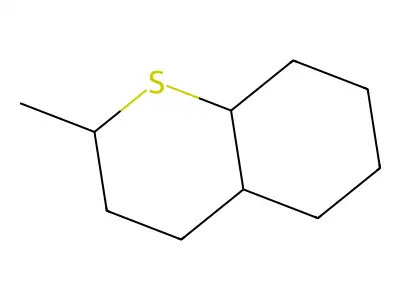 cis,cis-2-Methyl-1-thiadecalin structure
