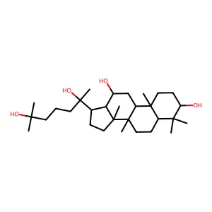 25-Hydroxyprotopanaxadiol structure