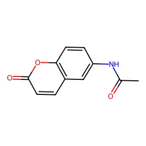 6-Acetamidocoumarin structure
