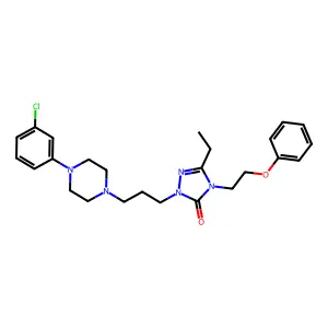 奈法唑酮 structure