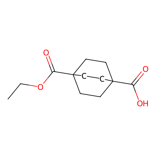 4-(Ethoxycarbonyl)bicyclo[2.2.2]octane-1-carboxylic acid structure