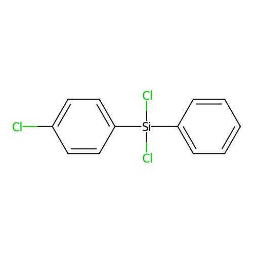 p-Chlorophenylphenyldichlorosilane structure