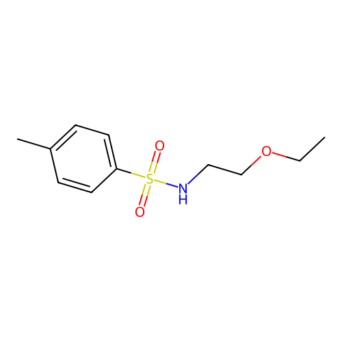 N-(2-ethoxyethyl)-4-methylbenzenesulfonamide structure