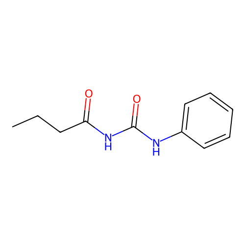 N-(苯氨基甲酰基)丁酰胺 structure