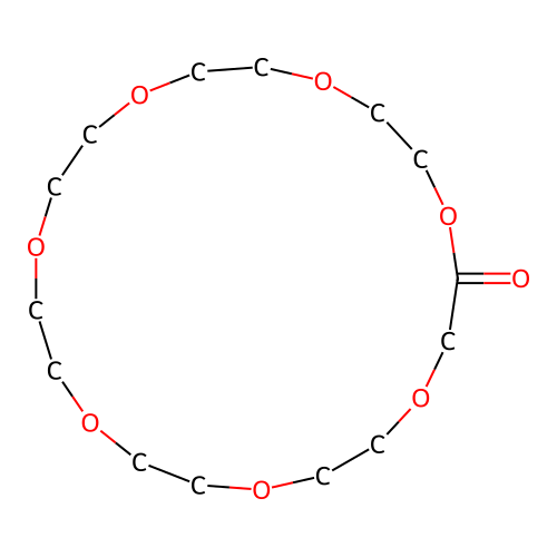1,4,7,10,13,16,19-Heptaoxacyclohenicosan-2-one structure