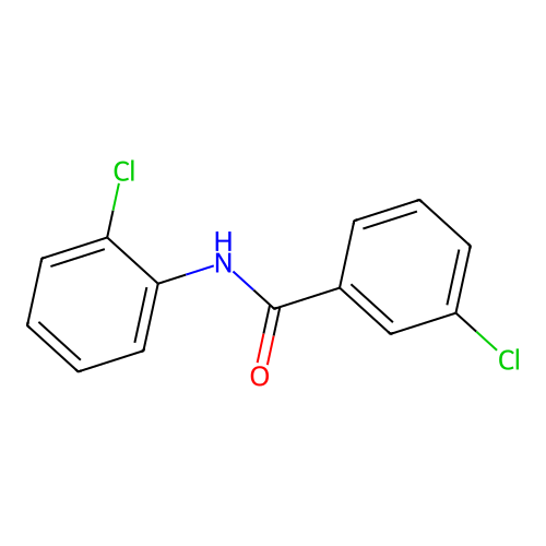 3-chloro-N-(2-chlorophenyl)benzamide structure