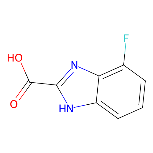 4-fluoro-1H-benzimidazole-2-carboxylic acid structure