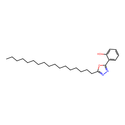 (6Z)-6-(5-heptadecyl-3H-1,3,4-oxadiazol-2-ylidene)cyclohexa-2,4-dien-1-one structure