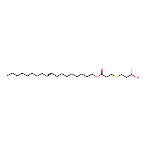 3-(3-Octadec-9-enoxy-3-oxopropyl)sulfanylpropanoic acid structure