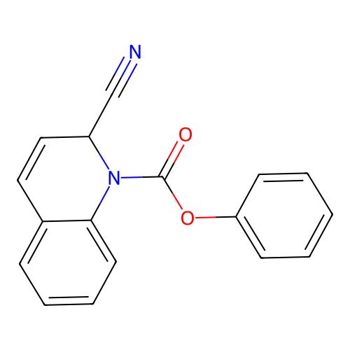 Phenyl 2-cyanoquinoline-1(2h)-carboxylate structure