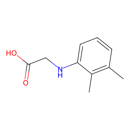 N-(2,3-Dimethylphenyl)glycine structure