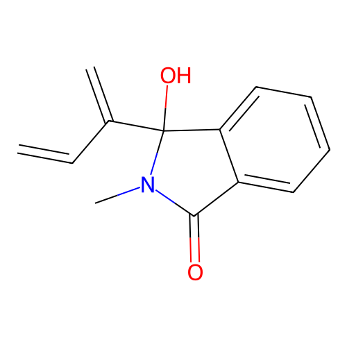 3-Buta-1,3-dien-2-yl-3-hydroxy-2-methylisoindol-1-one structure