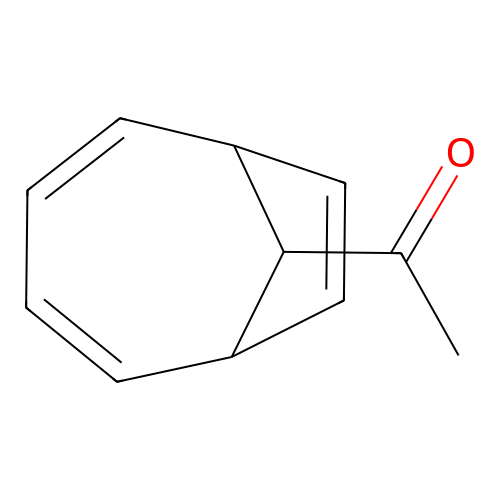 Bicyclo[4.2.1]nona-2,4,7-triene, 9-acetyl-, syn- structure