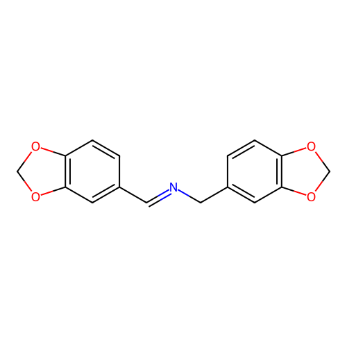 N-(1,3-Benzodioxol-5-ylmethyl)-N-(1,3-benzodioxol-5-ylmethylene)amine structure