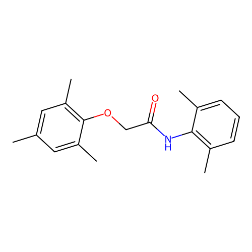 N-(2,6-dimethylphenyl)-2-(2,4,6-trimethylphenoxy)acetamide structure