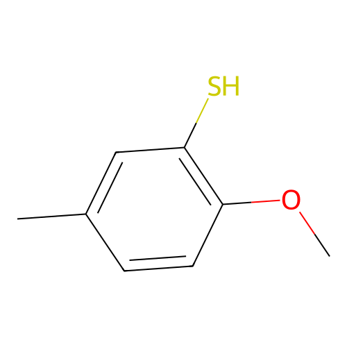2-Methoxy-5-methylthiophenol structure