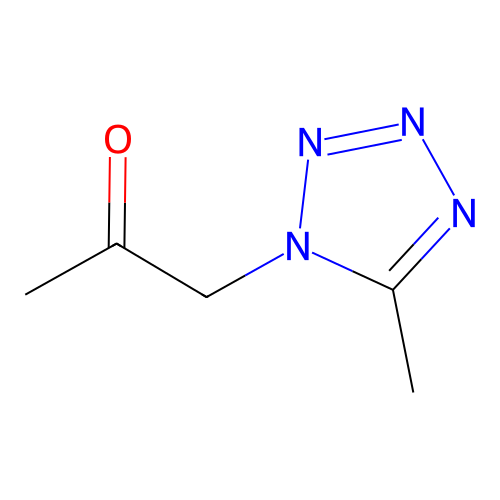 1-(5-Methyltetrazol-1-yl)propan-2-one structure