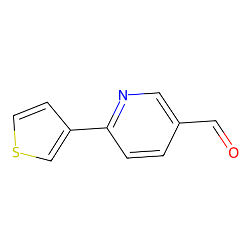 6-(Thiophen-3-yl)pyridine-3-carbaldehyde structure