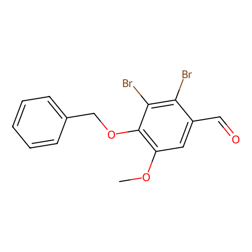 4-(Benzyloxy)-2,3-dibromo-5-methoxybenzaldehyde structure