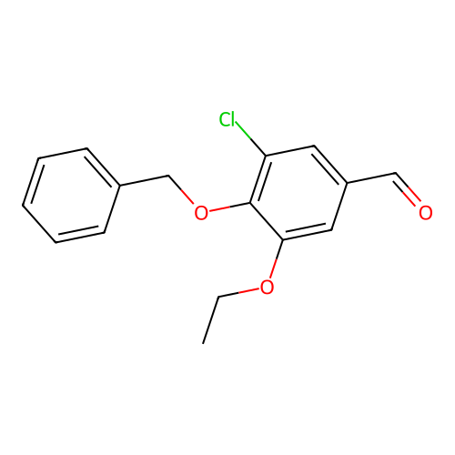4-(Benzyloxy)-3-chloro-5-ethoxybenzaldehyde structure