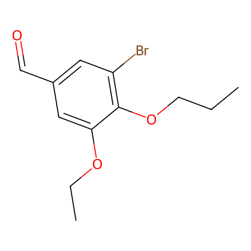 3-Bromo-5-ethoxy-4-propoxybenzaldehyde structure