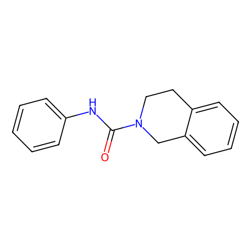 N-phenylcarbamoyl-1,2,3,4-tetrahydroisoquinoline structure