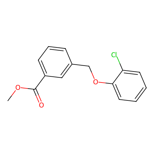 Methyl 3-[(2-chlorophenoxy)methyl]benzoate structure