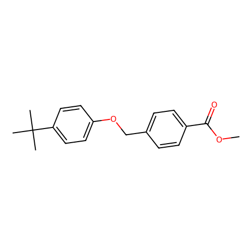 Methyl 4-[(4-tert-butylphenoxy)methyl]benzoate structure
