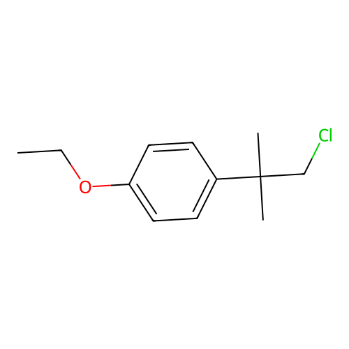 p-ethoxyneophyl chloride structure