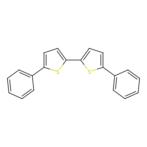 2,2'-Bithiophene, 5,5'-diphenyl- structure