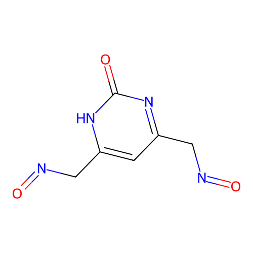 4,6-Bis(nitrosomethyl)pyrimidin-2(1h)-one structure