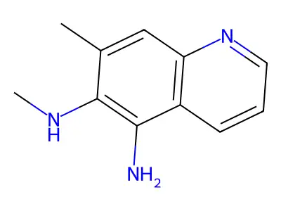 N6,7-二甲基喹啉-5,6-二胺 structure