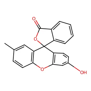 6-Hydroxy-2-methylfluoran structure