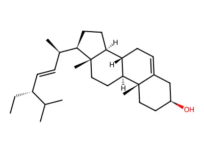 豆固醇 structure