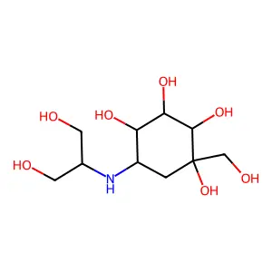 伏格列波糖 structure