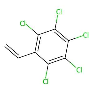 1,2,3,4,5-Pentachloro-6-ethenylbenzene structure