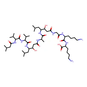 pepstatyl, Gly-Lys-Lys- structure