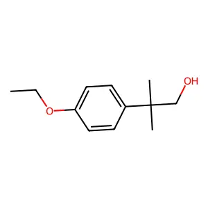 2-(4-Ethoxyphenyl)-2-methylpropanol structure