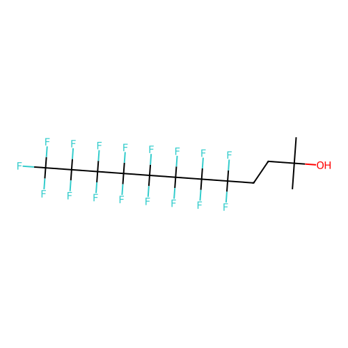 5,5,6,6,7,7,8,8,9,9,10,10,11,11,12,12,12-Heptadecafluoro-2-methyldodecan-2-ol structure