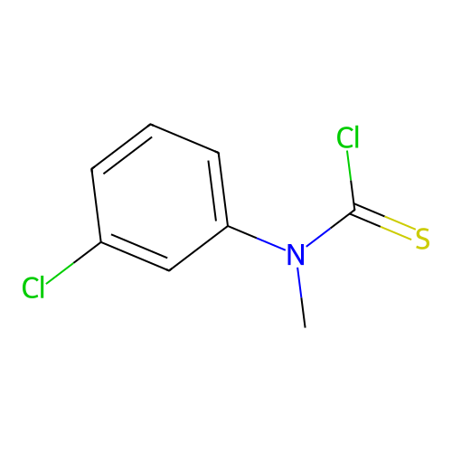 N-(3-Chlorophenyl)-N-methyl-thiocarbamoyl chloride structure